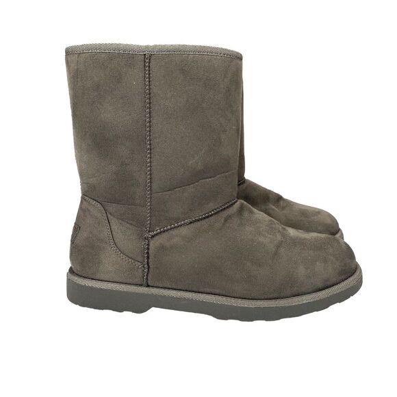 Makalu Ani Boots Mid-Calf Boot Gray Women’s 9.5 M Faux Fur Lined - Picture 1 of 16